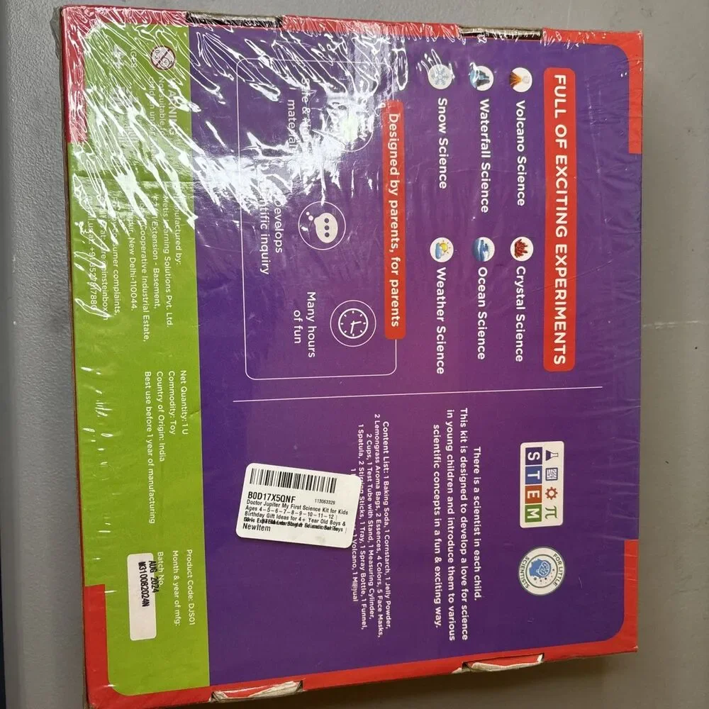 Doctor Jupiter My First Science Kit Starter Series - 50+ STEM Experiments SEALED